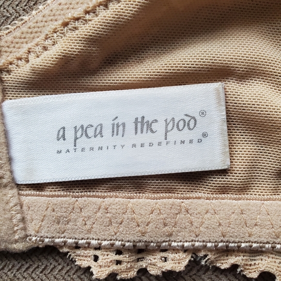 A Pea in the Pod Nude Maternity Nursing Bra 38D - Picture 6 of 9